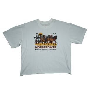 Elwood x Carhartt Family Wines “Horsepower” Tee – Size XL – NWT